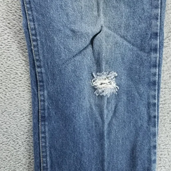 VTG Levis 517 Jeans Mens 36x30 Blue Bootcut Orange Tab 80s Made in USA Denim